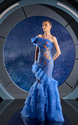 2 of 3 Reverie Couture FW24136 Blue