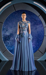 2 of 3 Reverie Couture FW24137 Blue