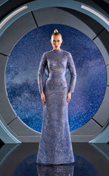 2 of 4 Reverie Couture FW24139 Blue