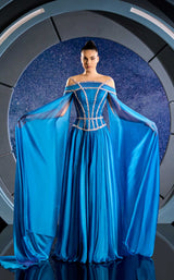 1 of 3 Reverie Couture FW24140 Blue