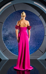 3 of 3 Reverie Couture FW24141 Fuchsia