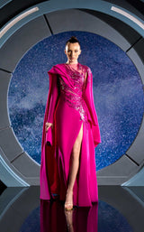 1 of 3 Reverie Couture FW24142 Fuchsia