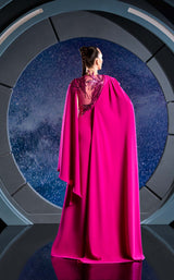 3 of 3 Reverie Couture FW24142 Fuchsia