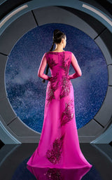 2 of 2 Reverie Couture FW24143 Fuchsia