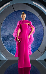 1 of 3 Reverie Couture FW24144 Fuchsia