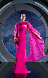 2 of 3 Reverie Couture FW24144 Fuchsia