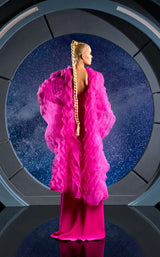 3 of 3 Reverie Couture FW24144 Fuchsia