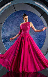 2 of 3 Reverie Couture FW24145 Fuchsia