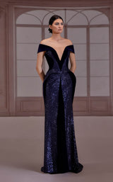 1 of 2 Reverie Couture FW264 Navy