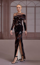 1 of 3 Reverie Couture FW276 Black/Brown