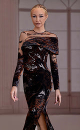 2 of 3 Reverie Couture FW276 Black/Brown
