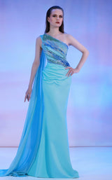 1 of 3 Reverie Couture SS162 Aqua
