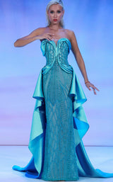 2 of 4 Reverie Couture SS163 Aqua