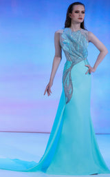 1 of 3 Reverie Couture SS164 Aqua