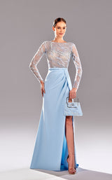 1 of 2 Reverie Couture SS24102 Baby Blue