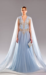 1 of 2 Reverie Couture SS24103 Baby Blue