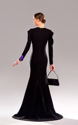 2 of 2 Reverie Couture SS24105 Black/Purple