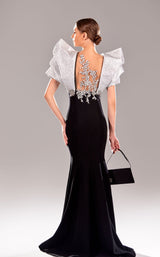 2 of 2 Reverie Couture SS24110 Black/Silver