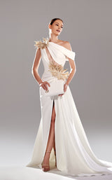 1 of 2 Reverie Couture SS2473 Off White