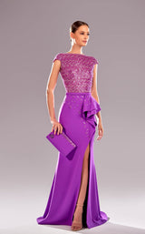 2 of 3 Reverie Couture SS2479 Purple