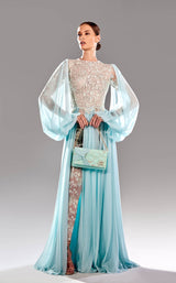2 of 3 Reverie Couture SS2489 Baby Blue