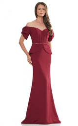 2 of 5 Rina Di Montella RD2965 Burgundy