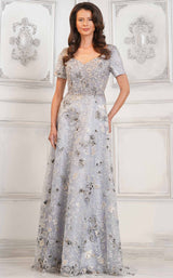 1 of 2 Rina Di Montella RD3108 Grey/Blue