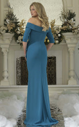 5 of 5 Rina Di Montella RD3202 Teal-Blue