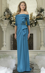 3 of 5 Rina Di Montella RD3202 Teal-Blue