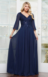 2 of 4 Rina Di Montella RD3241 Navy