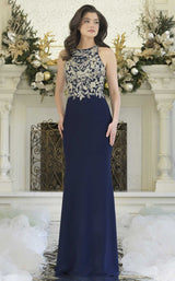 3 of 4 Rina Di Montella RD3345 Navy/Gold
