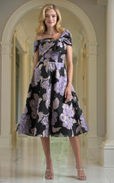 1 of 2 Rina Di Montella RD210 Lavender/Black