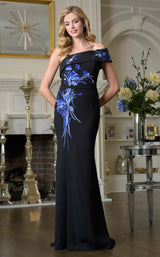 2 of 5 Rina Di Montella RD3203 Black-Blue