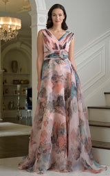 2 of 3 Rina Di Montella RD3426 Mauve-Multi