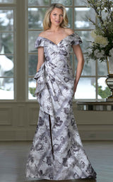 1 of 3 Rina Di Montella RD3518 Grey-Multi