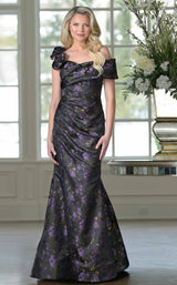 1 of 4 Rina Di Montella RD3523 Black/Purple