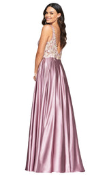 2 of 5 Faviana S10442 Deep Mauve
