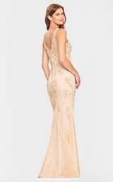 3 of 3 Faviana S10855 Champagne