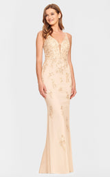 2 of 3 Faviana S10855 Champagne