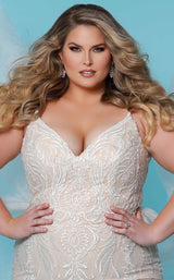 5 of 8 Sydneys Closet SC5287 Ivory/Nude