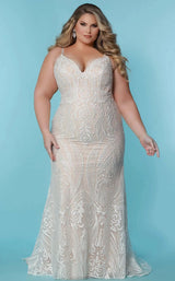 3 of 8 Sydneys Closet SC5287 Ivory/Nude