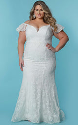 1 of 4 Sydneys Closet SC5297 Ivory/Ivory