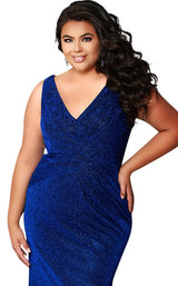 4 of 6 Sydneys Closet SC7263 Blue-Shimmer