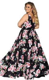 2 of 4 Sydneys Closet SC7296 Black Floral