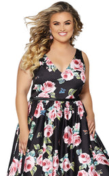 3 of 4 Sydneys Closet SC7296 Black Floral