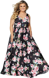 1 of 4 Sydneys Closet SC7296 Black Floral