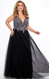 1 of 4 Sydneys Closet SC7298 Black/Silver
