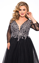 3 of 4 Sydneys Closet SC7299 Black/Silver
