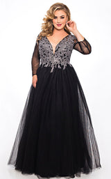 1 of 4 Sydneys Closet SC7299 Black/Silver