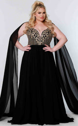 1 of 4 Sydneys Closet SC7331 Black/Gold